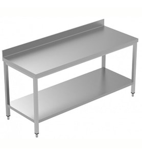 Electrolux Professional Sırtlı Çalışma Tezgahı, Taban Raflı - 1900 Mm, Plus LSGTG1910E