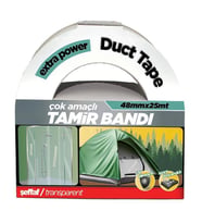 Çok Amaçlı Suya Dayanıklı Tamir Bandı Şeffaf 48mm*25m