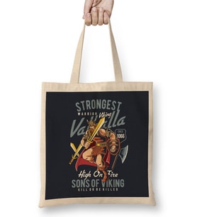Strongest Warrior Viking Valhalla Bez Çanta Uzun Saplı