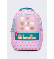 United Colors Of Benetton Kız Çocuk İlkokul Çantası 13066 (Pembe)
