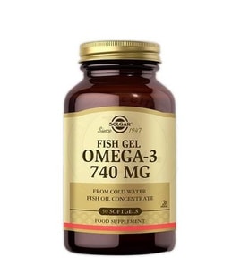 Solgar Fish Gel Omega-3 740 mg 50 Softgel Kapsül