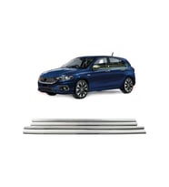 Fiat Egea HB Krom Cam Çıtası 2015-2024 Paslanmaz Çelik 4 Parça