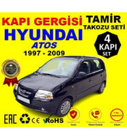*Premium* Hyundai Atos 1997-2009 Kapı Gergisi Tamir Plastiği (4Kapı)