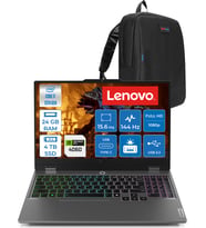 Lenovo Loq 15IRX9 Intel Core I7 13650HX 24GB Ddr5 4tb SSD RTX4060 8gb 115W 15.6" Fullhd 144HZ 300NITS IPS Freedos Taşınabilir Bilgisayar 83DV011HTRF08 + Zetta Çanta
