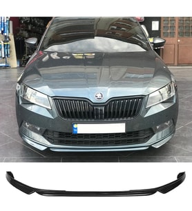 Skoda Super B Custom Ön Ek Plastik Siyah karlık-ön-ek-bodykit 2015 2016 2017 2018 2019