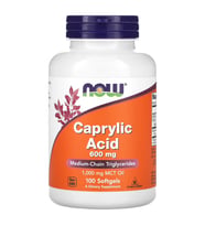 Caprylic Acid 600 mg 100 Softgels