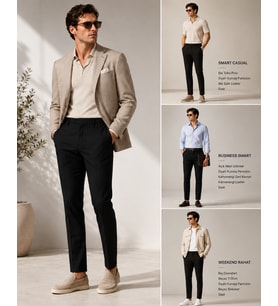 RGS 5042- NAVAL PANTOLON/SİYAH/46