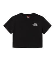 The North Face Kadın CROP S/S Tişört NF0A55AOJK31 (Siyah)