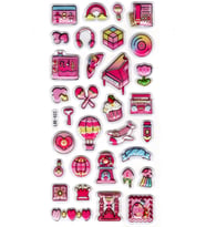 Sticker Kabartmalı Stiker Defter Planlayıcı Etiket (Lde022)-19x9cm - Nostaljik Telefon