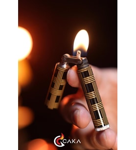 Caka Lighter Lineara Nero Benzinli Çakmak - CKL-026