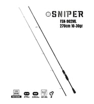 Fujin Sniper SNP-902ML 270cm 10-30gr Spin Olta Kamışı
