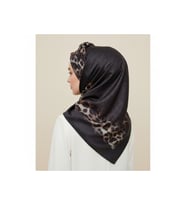Soft Zarif Leopar Desenli Moda Trend Şal 70 x180