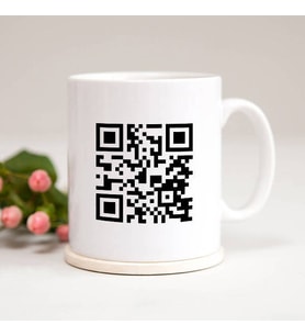 Kişiye Özel Karekod QR Code Kupa Bardak