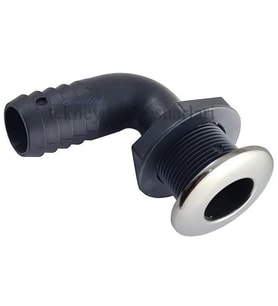 Krom Flanşlı Sintine Çıkışı, Firarı, Dirsek Tip 1'' (25mm)