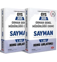 2025 GYS Orman Genel Müdürlüğü Sayman Hazırlık Kitabı 1 2 Data Yayınları