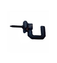Vidalı Kanca, Askı Büyük - 15x23mm, Siyah - 1 Adet TG-V 4661