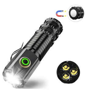 Wison Ws-3838 1500 Lümen Mıknatıslı Usb Şarjlı El Feneri