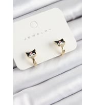 pilelistore Pirinç Kuromi Model Gold Renk Çocuk Küpe - TJ-BKP10904