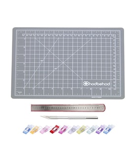 A3 Gri Renk Çift Taraflı Hobi Kesim Matı Tablası Set 45CMX30CM