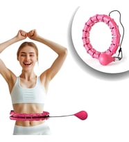 Ayarlanabilir Zayıflatıcı Hulahop Bel ve Karın Bölgesi İçin İnceltici Fitness Aleti Spor Çemberi (53