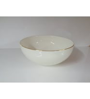 ELİF-H KASE 16 CM-ALTIN-PLATİN FİLE ( 6 adet)
