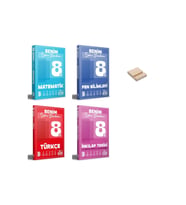 LGS 8. Sınıf Benim Hocam Tüm Dersler Soru Bankam 4lü Set + Telefon Standı
