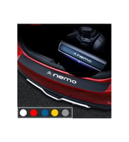Citroen Nemo İçin Uyumlu Aksesuar Oto Bagaj Ve Kapı Eşiği Sticker Seti Karbon