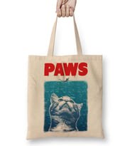 Paws Jaws Horror Korku Film Movie Spielberg Crossover Bez Çanta Uzun Saplı