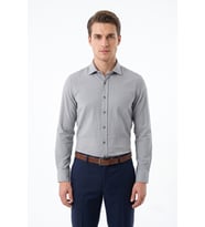 Erkek Slim Fitt Uzun Kol % 100 Pamuk Gömlek 2429 BGL-ST05603