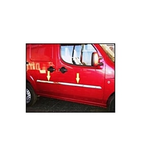 Fiat Doblo Krom Yan Kapı Çıtası 4 Kapı 2000-2006 Arası P.Çelik
