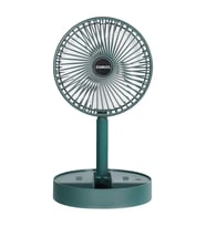 Everest EFN-605 Masaüstü Şarj Edilebilir Yeşil 800mAh Usb Fan