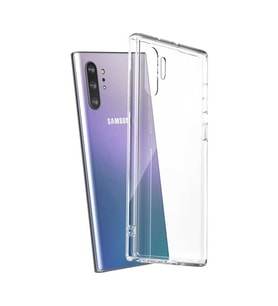 Galaxy Note 10 Plus Kılıf Zore Kamera Korumalı Süper Silikon Kapak (Renksiz)