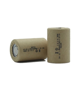 1.2V Ni-Cd 4/5 SC 1500 Mah Kağıt Şarjlı Pil 10C (Başsız/Flat Head)