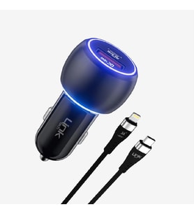 C685 Premium 60W PD30 + 30w Mfi Lightning PD kablosu ile Hızlı Araç Şarj Cihazı
