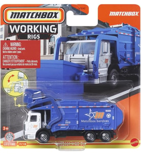 Matchbox Garbage King XL Working Rigs 9/16 [Blue]- HVV12