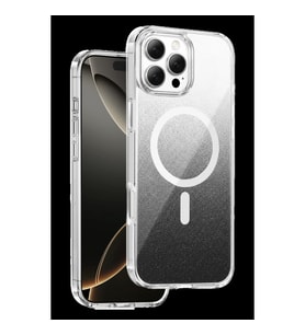 Onegif Apple İphone 16 Pro Max Sora Simli Magsafe Kapak - Siyah