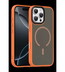 iPhone 16 Pro Max Megane Magsafe Kapak - Turuncu