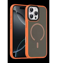 iPhone 16 Pro Max Megane Magsafe Kapak - Turuncu