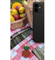 Miyuki Boncuk El Yapımı Ananas Telefon Çarmı - Charm