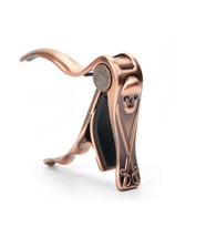 Alice A007H/PC Akustik Gitar Kaposu - Chrome Skull (Aksesuar - Rock Stil)  Kuru Kafa Tasarımlı Krom Gövde, Dayanıklı Metal Yapı, Net Ses Çıkışı  Uyum: Kavisli Klavyeli Akustik ve Elektro Gitarlar