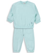 Civil Baby Kız Bebek Düz Basic Kalpli 6-18 Ay Takım - Yeşil