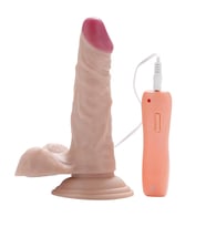 LIFELIKE VIBE Ultra Yumuşak Dokulu Titreşimli ve Rotasyonlu Realistik Vibratör Penis 18 CM
