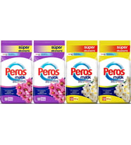 Peros Matik Toz Çamaşır Deterjanı 40KG Yıldız-Yasemin Çiçeği (Beyaz ve Renkli)(268 Yıkama)(4PK*10KG)