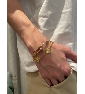 van cleef model ikili erkek çelik bileklik