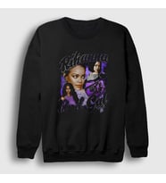 Presmono Unisex Siyah Bad Gal Rihanna Sweatshirt 394781tt