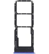 Vivo Y51 Uyumlu Hafıza Kart + Sim Metali (Beyaz)