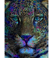 Renkli Puma 60x90 PixArt Sanat Elmas Mozaik Tablo Diamond Türkiye