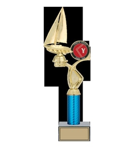 ODAK KUPA - Figürlü Kupalar - Yelken Figürlü Kupalar FG-017 B - 40 cm