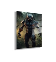 Temperli Gerçek Cam Tablo The Predator Av Filmi Görseli