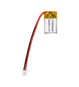 Powermaster 3.7 Volt 50 Mah Lityum Polimer Şarjlı Pil 4X10X15 mm Akıllı Saat Kulaklık Pili
